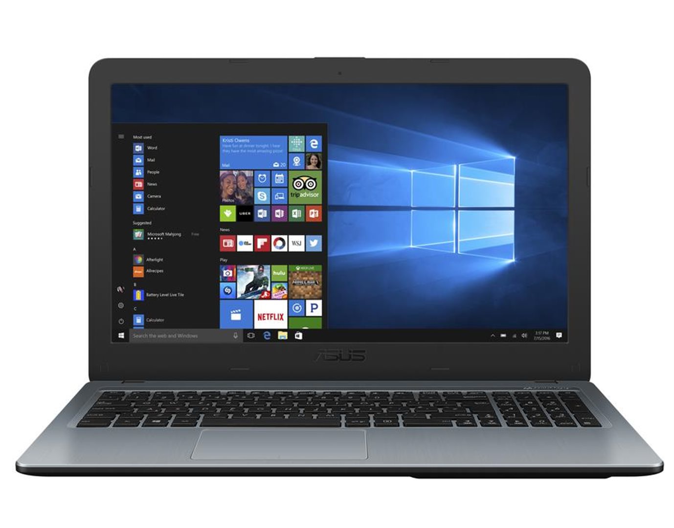 ASUS Laptop X540 - 15,6" FHD/AMD A4-9125 /4GB/1TB HDD/W10 Home (Silver ...