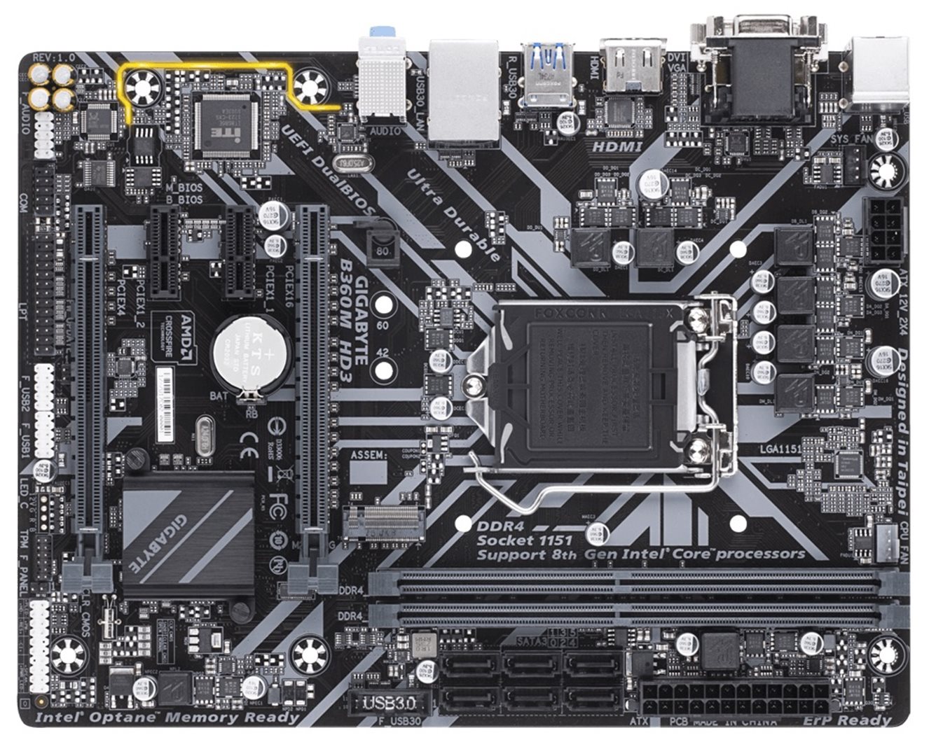 ATC Market - GIGABYTE B360M HD3 (rev. 1.0)