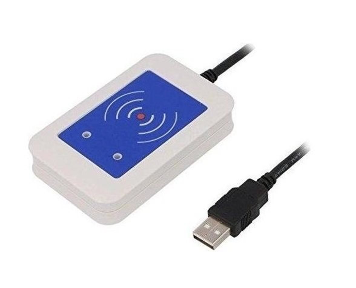 ATC Market Xerox ELATEC TWN4 MIFARE NFC RFID CARD READER WHITE USB