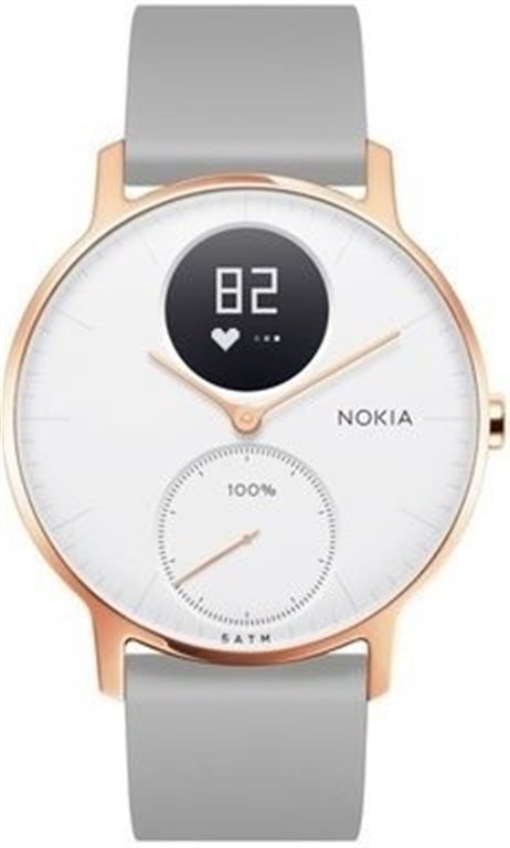 nokia steel hr rose gold hybrid smartwatch