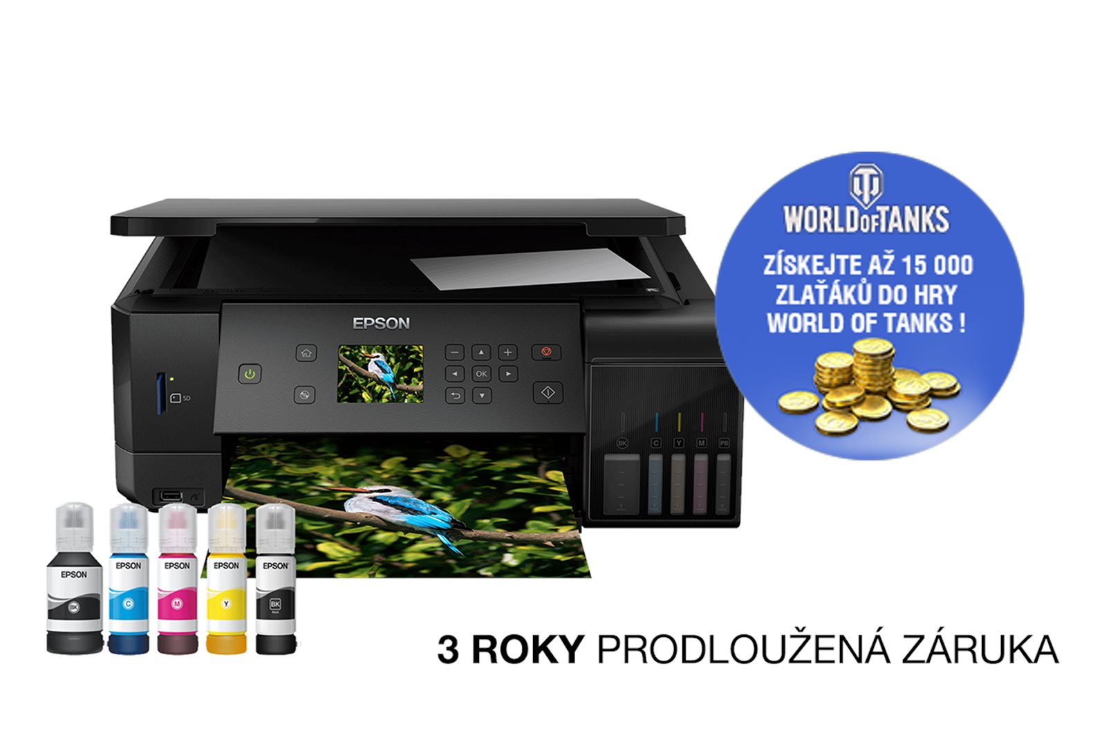 Epson L7160, A4,5760x1440 dpi, 32 ppm, Wifi, LAN