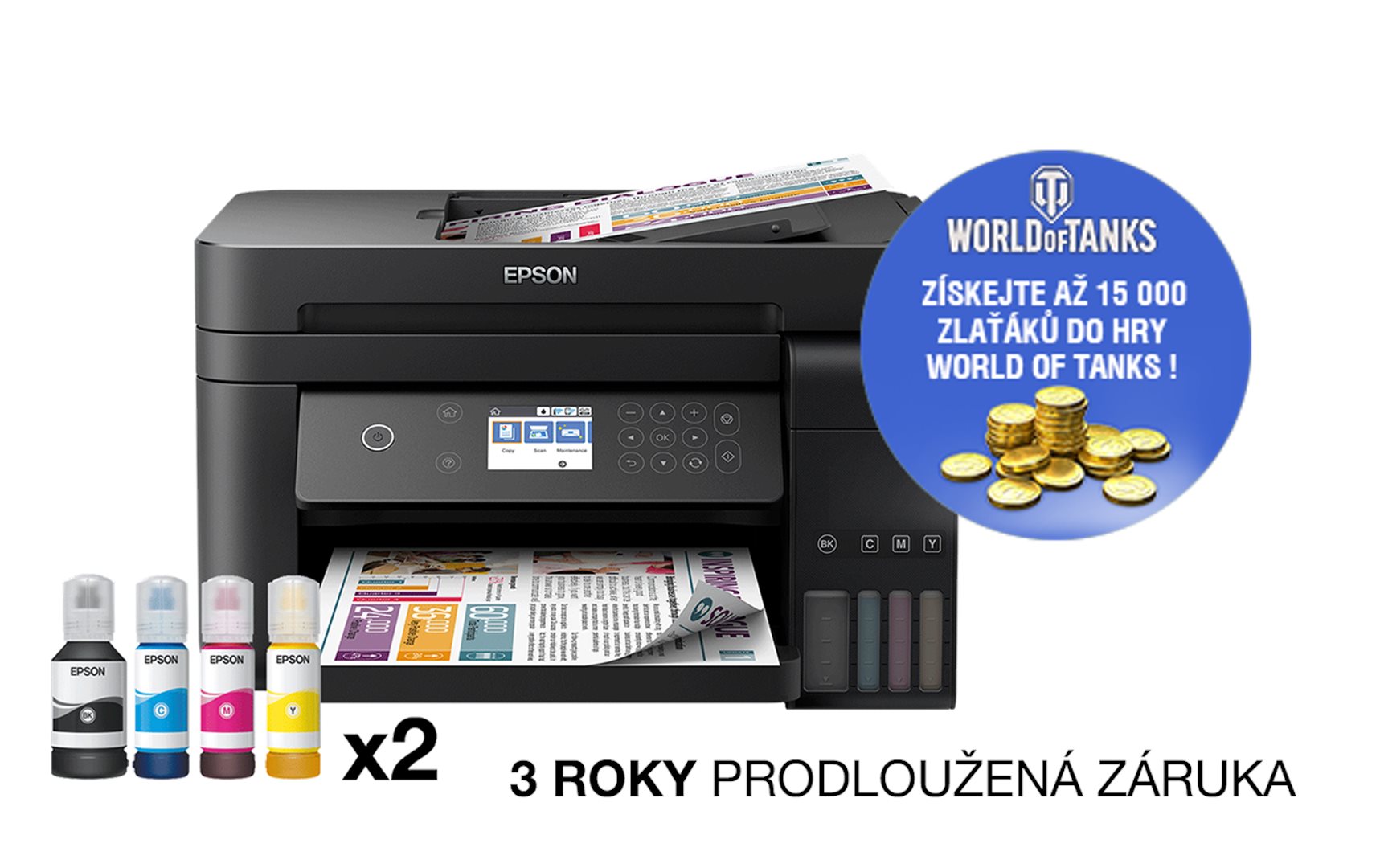 Epson L6170 A4,4800x1200 dpi, 33/20 ppm, Wifi