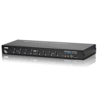 Aten 8-port DVI KVMP USB, 2port USB HUB,audio,1.2m