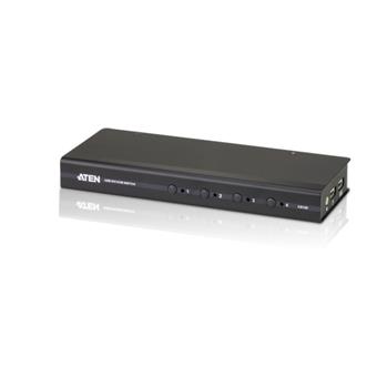 ATEN 4-port DVI KVM USB, audio 2.1, včetně kabelů