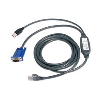 AutoView integrovaný CAT5 kabel USB, 3,0 m