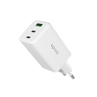 Epico UltraBoost GaN 65W sieťový adaptér EA65 - biela