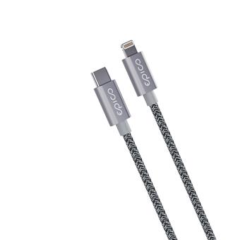 Epico Fabric Braided Cable USB-C to Lightning 1.8m