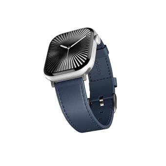 Epico Watch Strap Leather 42/44/45/49 - modrá