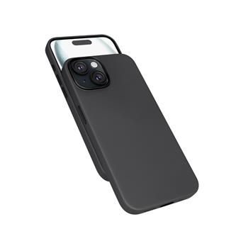 Epico Mag+ kožený kryt iPhone 15 - černá