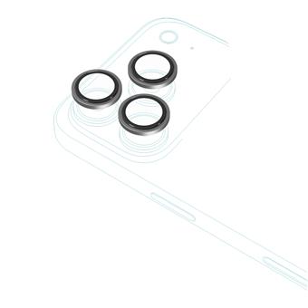 Epico Alu Lens iPhone 17 Pro/Max - stříbrná