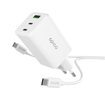 Epico GaN 65W adaptér EA65 s 1,2 m USB-C kabelem