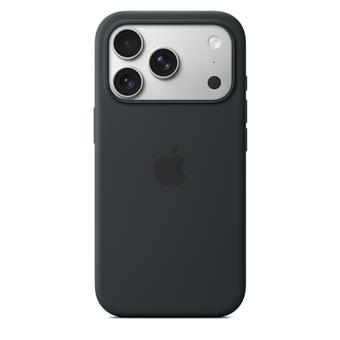 iPhone 17 Pro Silicone Case with MS – Black