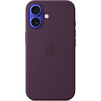iPhone 16 Silicone Case with MS - Plum
