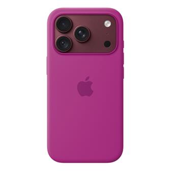 iPhone 18 Pro Silicone Case with MS - Magenta