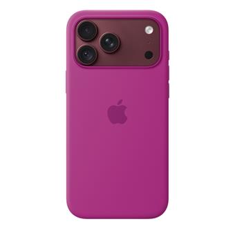 iPhone 18 Pro Max Silicone Case with MS - Magenta