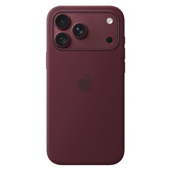 iPhone 18 Pro Max Silicone Case with MS - Burgundy