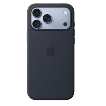 iPhone 18 Pro Max Silicone Case with MS - N.Blue