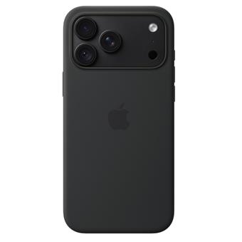 iPhone 18 Pro Max Silicone Case with MS - Black