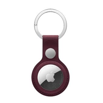 AirTag FineWoven Key Ring - Burgundy