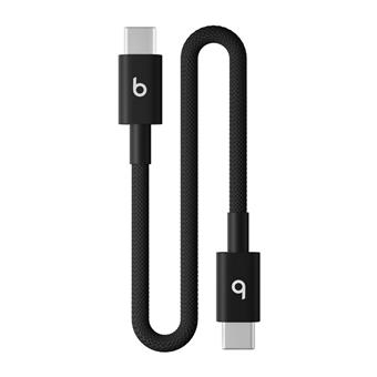 Beats USB-C / USB-C Woven Cable (20cm)- Bolt Black