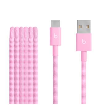 Beats USB-A / USB-C Woven Cable (1.5m) - Power Pink