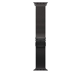 Watch Acc/49/Black Titanium Milanese Loop - S