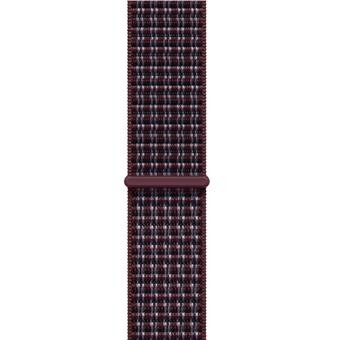 Watch Acc/46/Burgundy Plaid Sport Loop