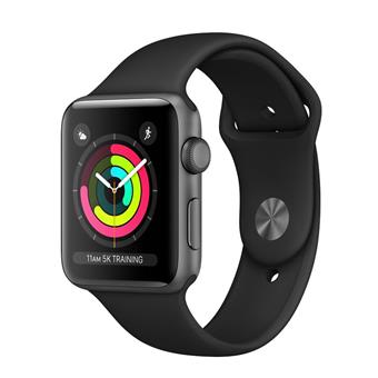 Watch S3, 38mm, Space Gr AC/Black Sport Band