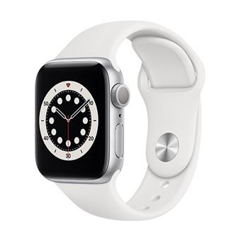  Watch S6, 44mm, Silver/White SportB