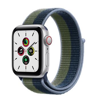 Apple Watch SE Cell/40mm/Silver/Sport Band/Green