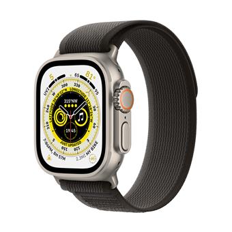 Apple Watch Ultra/49mm/Titan/Sport Band/Black-Gray Trail