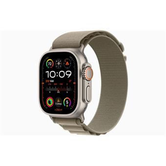 Apple Watch Ultra 2/49mm/Titan/Sport Band/Olive Alpine/Medium