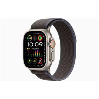 Apple Watch Ultra 2/49mm/Titan/Sport Band/Blue-Black Trail/-M/L