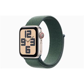 Apple Watch SE Cell/44mm/Starlight/Sport Band/Lake Green