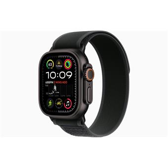 Apple Watch Ultra 2/49mm/Black/Sport Band/Black Trail/-M/L