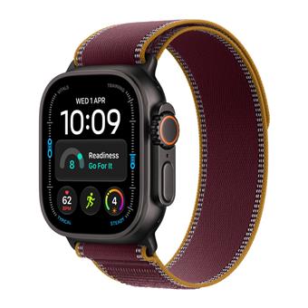 WATCH Ultra 4 49 Black TC/Burg.Trail Loop-M/L / SK