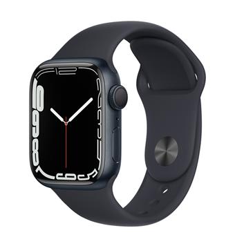 Apple Watch S7/41mm/Midnight/Sport Band/Midnight