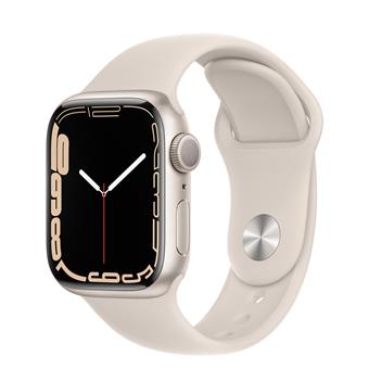 Apple Watch S7/41mm/Starlight/Sport Band/Starlight