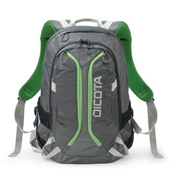 Dicota Backpack Active 14-15.6 grey/lime
