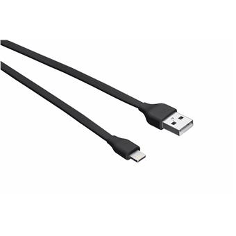 TRUST Flat Lightning Cable 1m - black