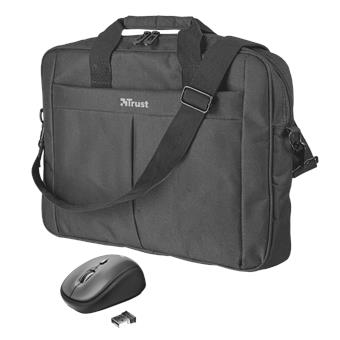 set TRUST Primo 16" Bag with wireless mouse
