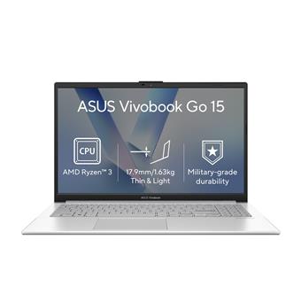 ASUS Vivobook Go 15/E1504FA-BQ5409W/R3-30/15,6"/FHD/8GB/256GB/AMD int/W11H/Silver/2R