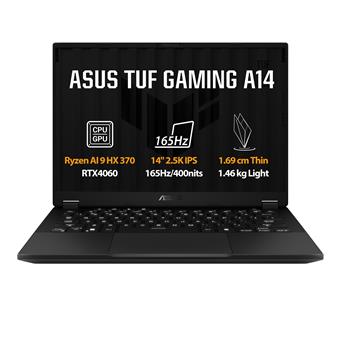 ASUS TUF Gaming A14/FA401WV/AI9-HX370/14"/2560x1600/32GB/1TB SSD/RTX 4060/W11P/Gray/2R