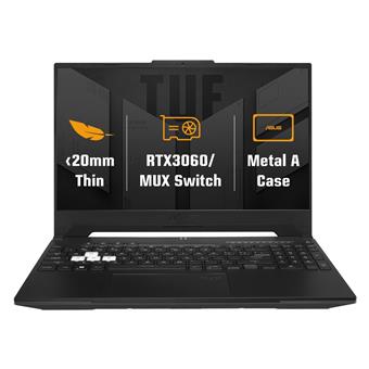 ASUS TUF Dash F15/FX517/i7-12650H/15,6"/FHD/16GB/512GB SSD/RTX 3060/W11H/Black/2R