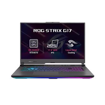 ASUS ROG Strix G17/G713PI/R9-7940HX/17,3"/QHD/32GB/1TB SSD/RTX 4070/W11H/Gray/2R