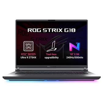 ASUS ROG Strix G18/G815LR-NEBULA002W/U9-275HX/18"/2560x1600/32GB/1TB/RTX 5070Ti/W11H/Gray/2R