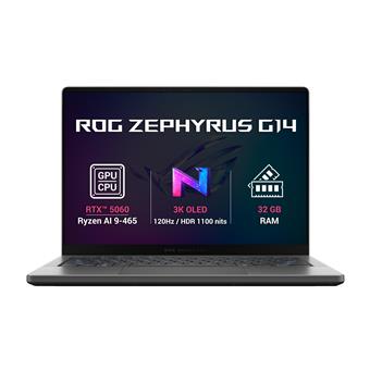 ASUS ROG Zephyrus G14/GA403GM-SY185WZ/AI9-465/14"/2880x1800/32GB/1TB/RTX 5060/W11H/Gray/2R