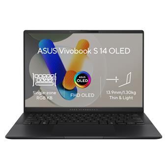 ASUS Vivobook S 14 OLED/M5406UA/R7-8845HS/14"/WUXGA/16GB/1TB SSD/AMD int/W11H/Black/2R