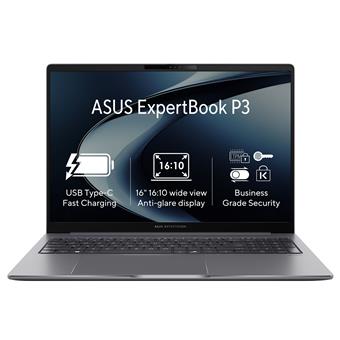 ASUS ExpertBook P3/P3605CVA/i7-13620H/16,0"/WUXGA/32GB/1TB/UHD/W11P/Gray/2R