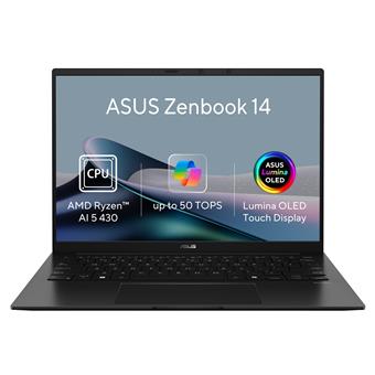 ASUS Zenbook 14/UM3406GA-OLED171WZ/AI5-430/14"/WUXGA/T/16GB/512GB/AMD int/W11H/Black/2R